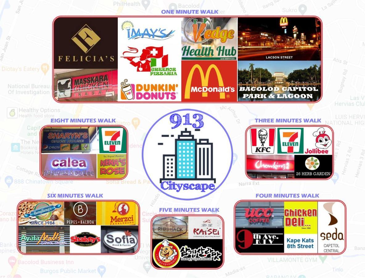 913Cityscape Located At City Center Bacolod Eksteriør billede